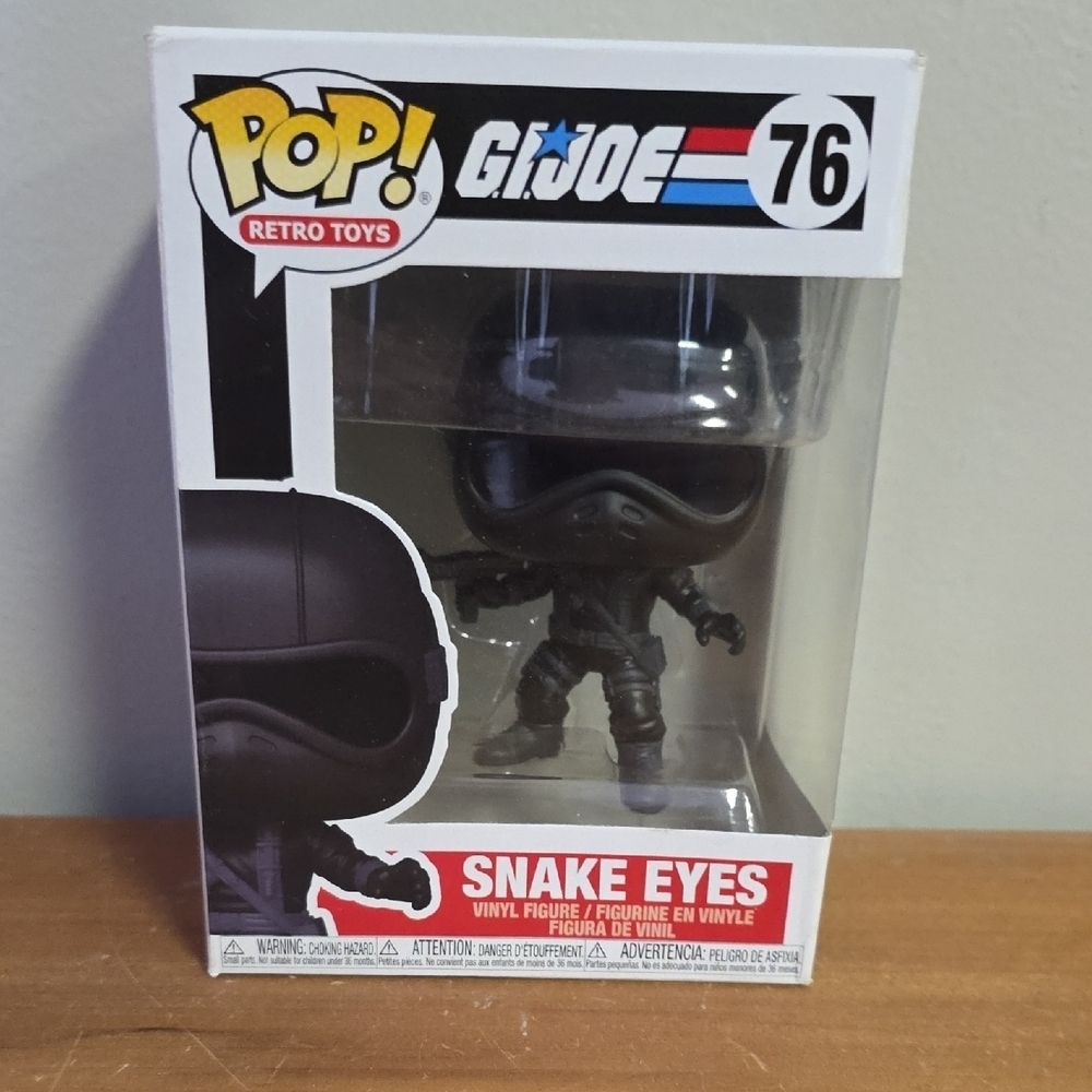 Funko Pop! G.I. Joe Snake Eyes Black Vinyl Figure